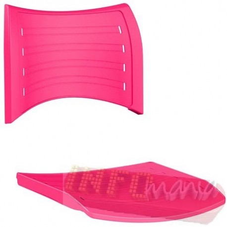 Conjunto assento encosto ISO polipropileno rosa pink